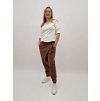 1447 damske pohodlne strecove kalhoty s uvazanim vel uni 38 42