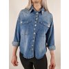 Dámská denim košile uni vel oversize 38/42