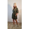 223 4 damske kabatkove saty zelene oversize vel l