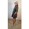 223 7 damske kabatkove saty zelene oversize vel l