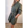 223 8 damske kabatkove saty zelene oversize vel l