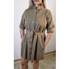 229 3 damske kabatkove saty velbloudi hneda oversize vel s m