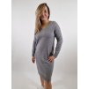 Dámské úpletové šaty uni vel 40-44