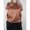 Dámské satin triko uni vel 40/44
