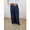 364 damske elegantni siroke kalhoty s paskem uni vel 38 42