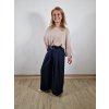 382 damske siroke kalhoty s paskem vel uni 38 42