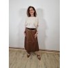 406 damska maxi kozenkova sukne s paskem vel uni 36 42