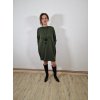 421 damske strecove saty dlouha tunika s nahrdelnikem vel uni 36 40