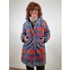 658 4 damsky zimni karo vlneny kabat vel uni 40 44