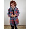 658 damsky zimni karo vlneny kabat vel uni 40 44
