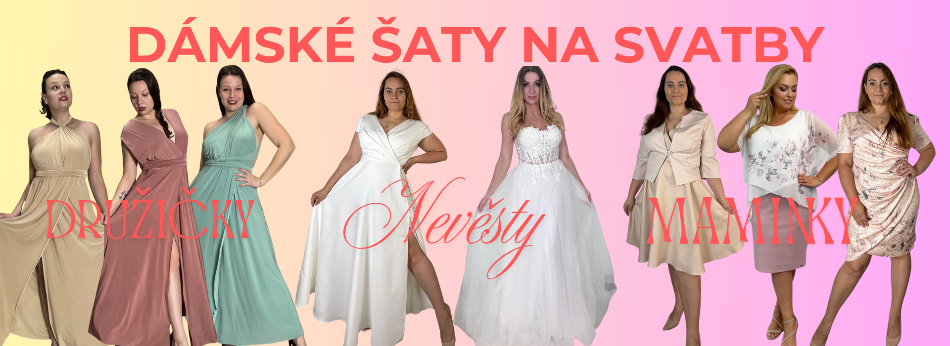 šaty na svatby