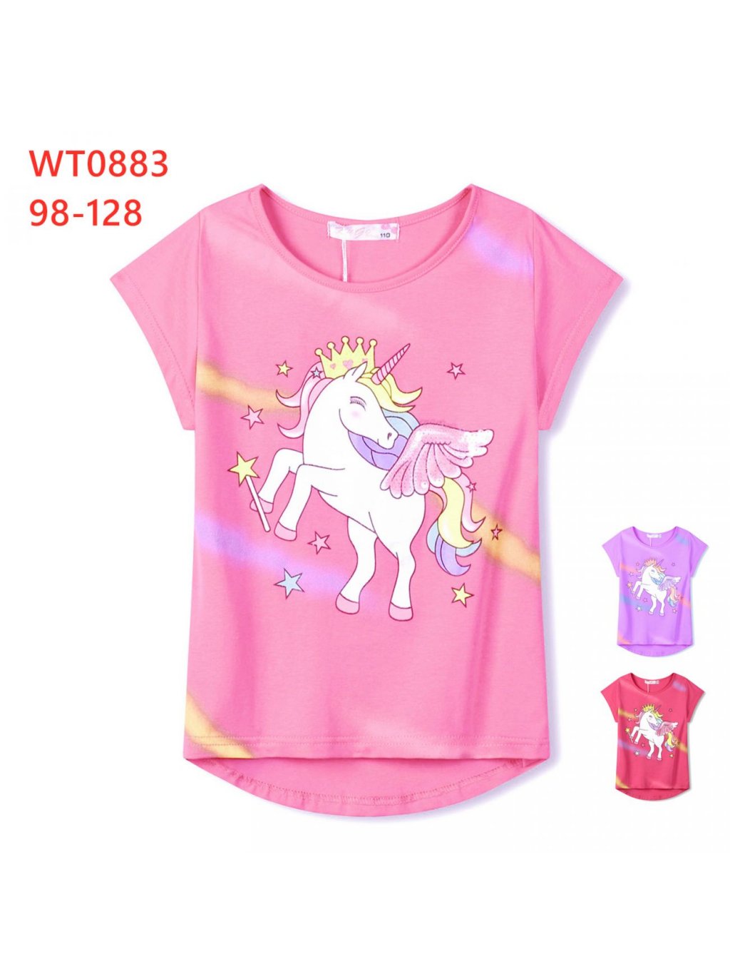 Dívčí tričko Kugo WT-0883