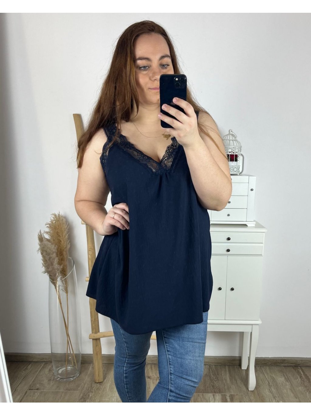 Tilko s krajkou damske nadrozm r XL 2XL 3XL ONE SIZE ITALSKA MODA IMBM23023 DU VMObleceni.cz