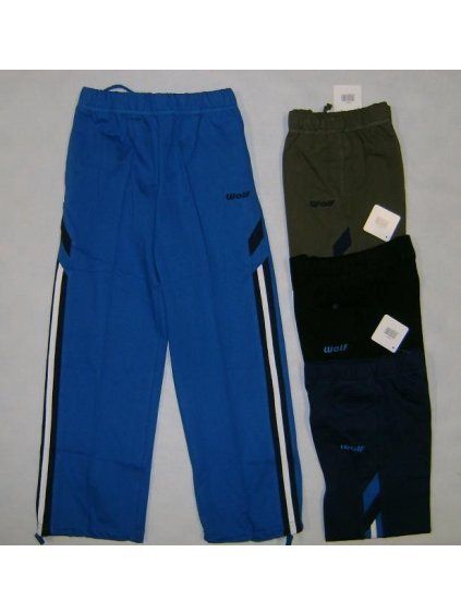 TEPLÁKY DĚTSKÉ CHLAPECKÉ WOLF T2277 černá 104