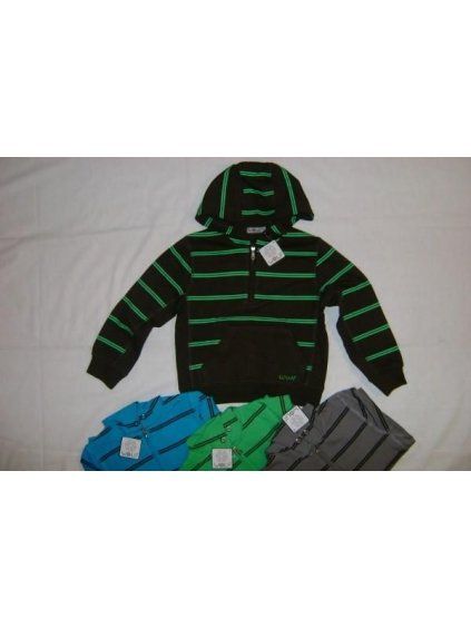 MIKINA DĚTSKÁ CHLAPECKÁ WOLF M2146 šedá 110