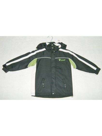 Bunda dětská chlapecká slabá wolf (98-128) WOLF B2963A černá 98