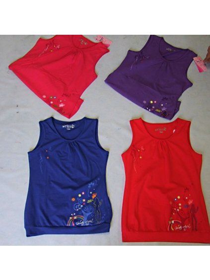 Tílko dívčí (134-164) KUGO S5126 modrá 146