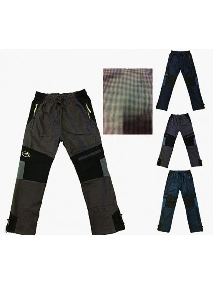 Kalhoty outdoor slabé dorost chlapecké bavlněné (134-164) KUGO T9008