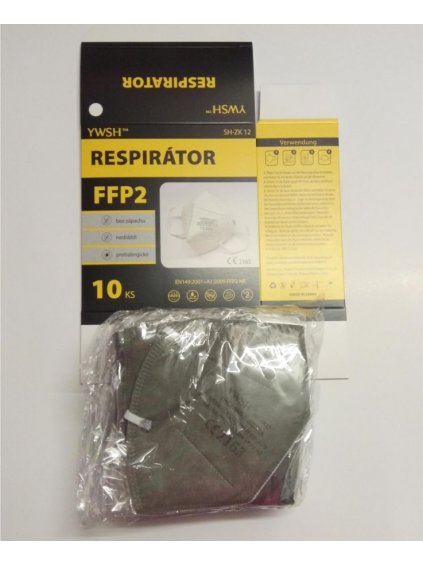 143192 2 respirator ffp2 unisex one size respirator ywsh