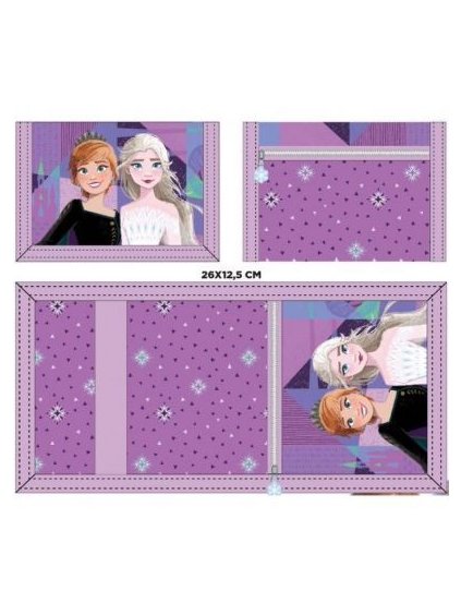 Peněženka frozen dětská dívčí (26x12,5 cm) SETINO FR-A-WALLET-10