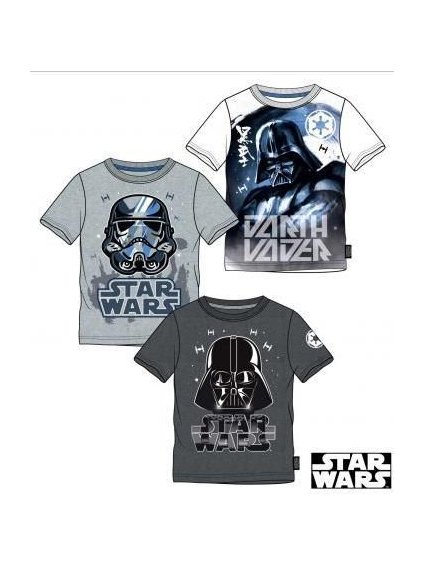 Tričko krátký rukáv star wars dětské a dorostenecké chlapecké (116-152) TV MANIA 167363