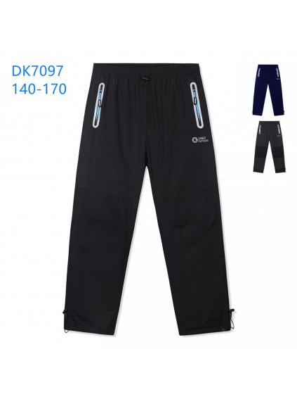 Chlapecké šusťákové kalhoty teplé KUGO DK7097K