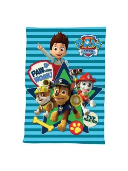 Dětská deka přikrývka Paw patrol Tlapková patrola 720-488