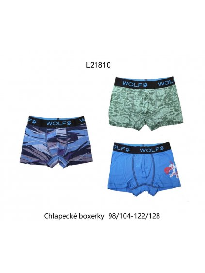 Chlapecké boxerky Wolf - L2181C