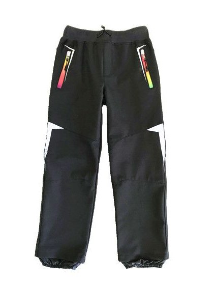 Dívčí softshellové kalhoty slabé KUGO - B917 (Barva černá, Velikost 104)