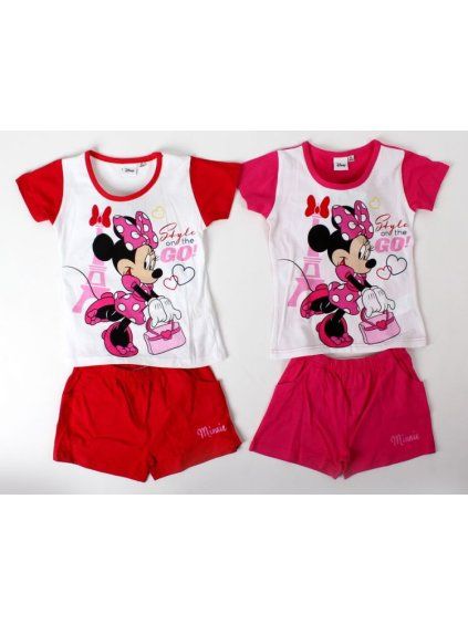 Dívčí pyžamo krátké Minnie mouse 940-026