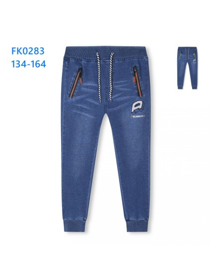 Chlapecké slabé riflové kalhoty KUGO - FK-0283