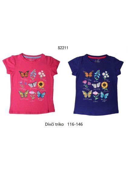 Dívčí tričko Wolf S2211