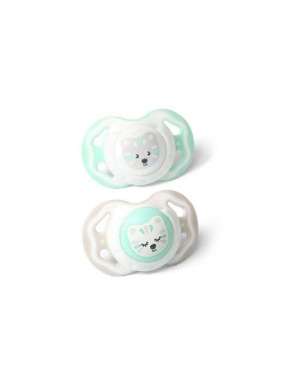 Silikonový dudlík babyono 2ks 3-6m