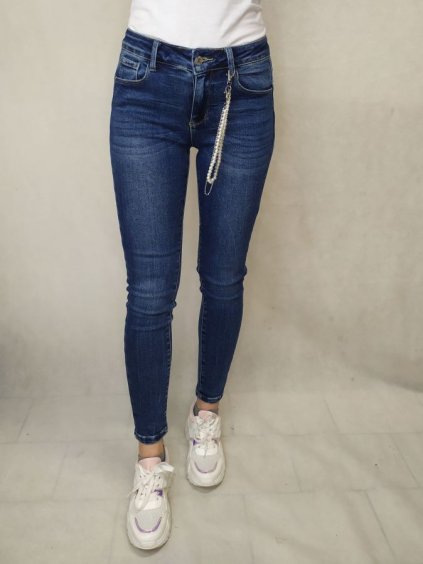 Rifle jeans dlouhé dámské (XS-XL) RE-DRESS MA520RE3688-A/DR (Velikost XS, Barva modrá)