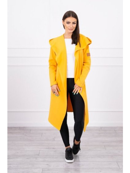 Cardigan mikina slabá dlouhý rukáv dámský (uni s-l) ITALSKá MODA KSI-9077/DR