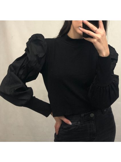 Tričko krátké dlouhý rukáv dámské (S/M ONE SIZE) ITALSKÁ MÓDA IMM21621/DR (Velikost S/M/L, Barva bílá)