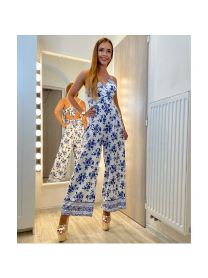 Overal dlouhý na ramínka dámský (S/M ONE SIZE) ITALSKÁ MÓDA IMM211036/DR (Velikost S/M/L, Barva bílá)