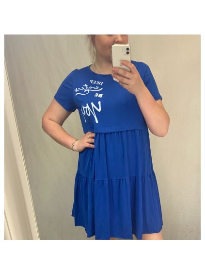 Šaty krátké bez rukávu dámské nadrozměr (L/XL ONE SIZE) ITALSKÁ MÓDA IMWT215678/DR (Velikost S/M/L, Barva Černá)