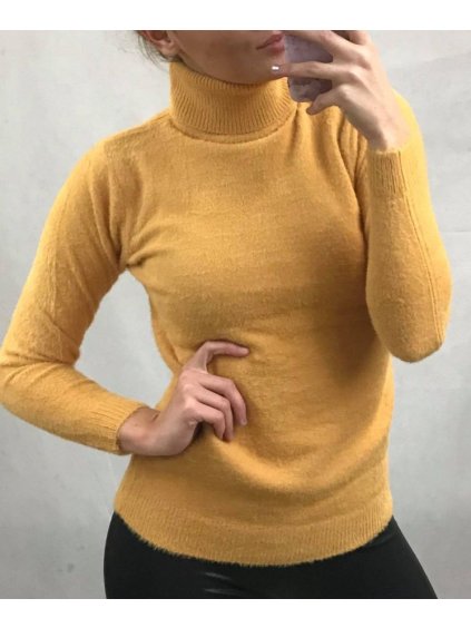 Rolák pulover dámský (m/l) ITALSKá MóDA IM4195115/DR (Velikost M/L, Barva Černá)
