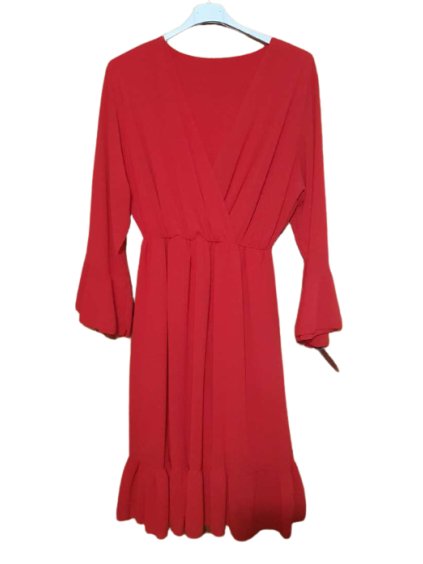Šaty dlouhý rukáv dámské nadrozměr (XL/2XL ONE SIZE) ITALSKÁ MÓDA IMWQ21243 (Velikost XL/2XL, Barva Černá)