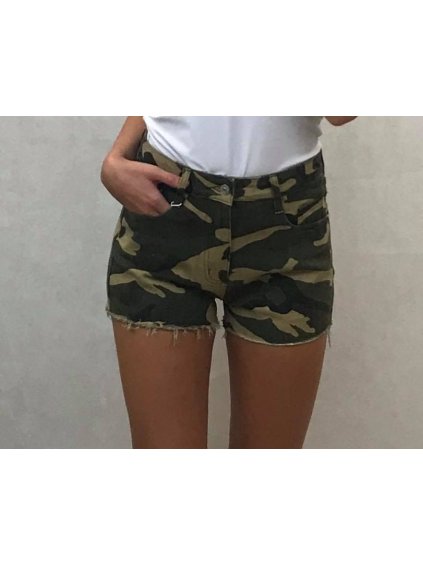 Kraťasy maskáč dámské (xs-xl) TURECKÁ MODA CAL191J359 (Velikost XS)