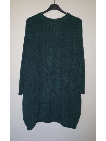 Tunika teplá prodloužená dlouhý rukáv dámská nadrozměr (XL/2XL ONE SIZE) ITALSKá MóDA IM4212514