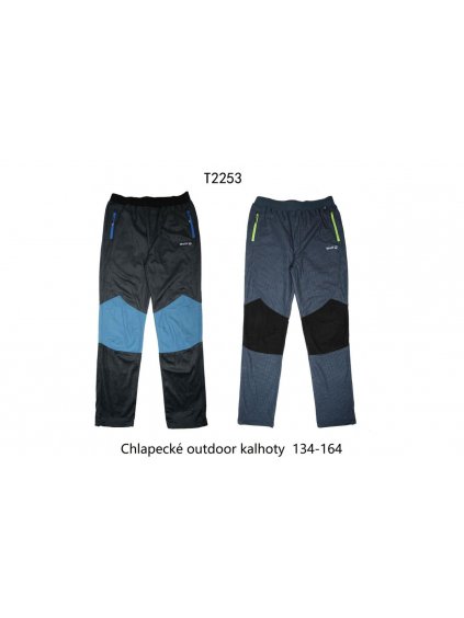 Chlapecké slabé outdoorové kalhoty Wolf T2253