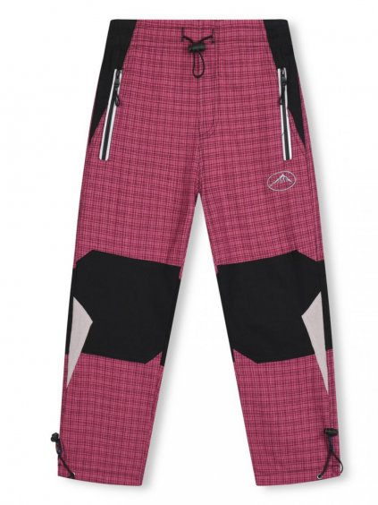 Dívčí outdoorové plátěné kalhoty - KUGO FK7602 (Barva růžová, Velikost 128)
