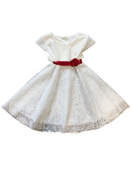Dívčí letní šaty krajkové - ITALSKá MóDA IVD22016