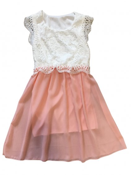 Dívčí letní šaty krajkové - ITALSKá MóDA IVD22013