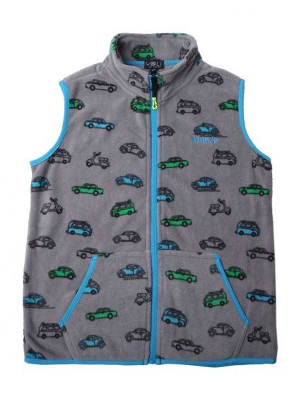 Chlapecká flaušová vesta Wolf B2249