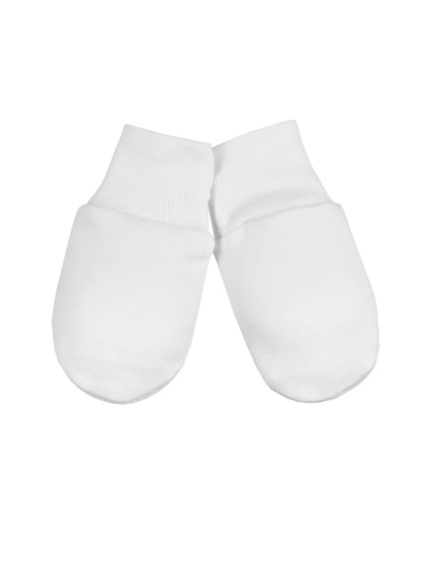 Bavlněné rukavičky bílé 0-3 měsíce ODO 281175