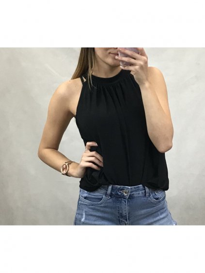 Tílko top bez rukávu letní icecool dámské (S/M/L ONE SIZE) ITALSKÁ MÓDA IMM2284215/DR