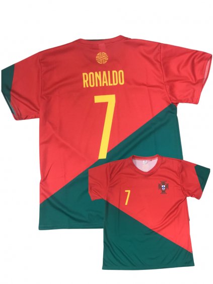 Chlapecký Fotbalový dres Portugalsko Ronaldo 7 - 281925 (Barva červená, Velikost XXL)